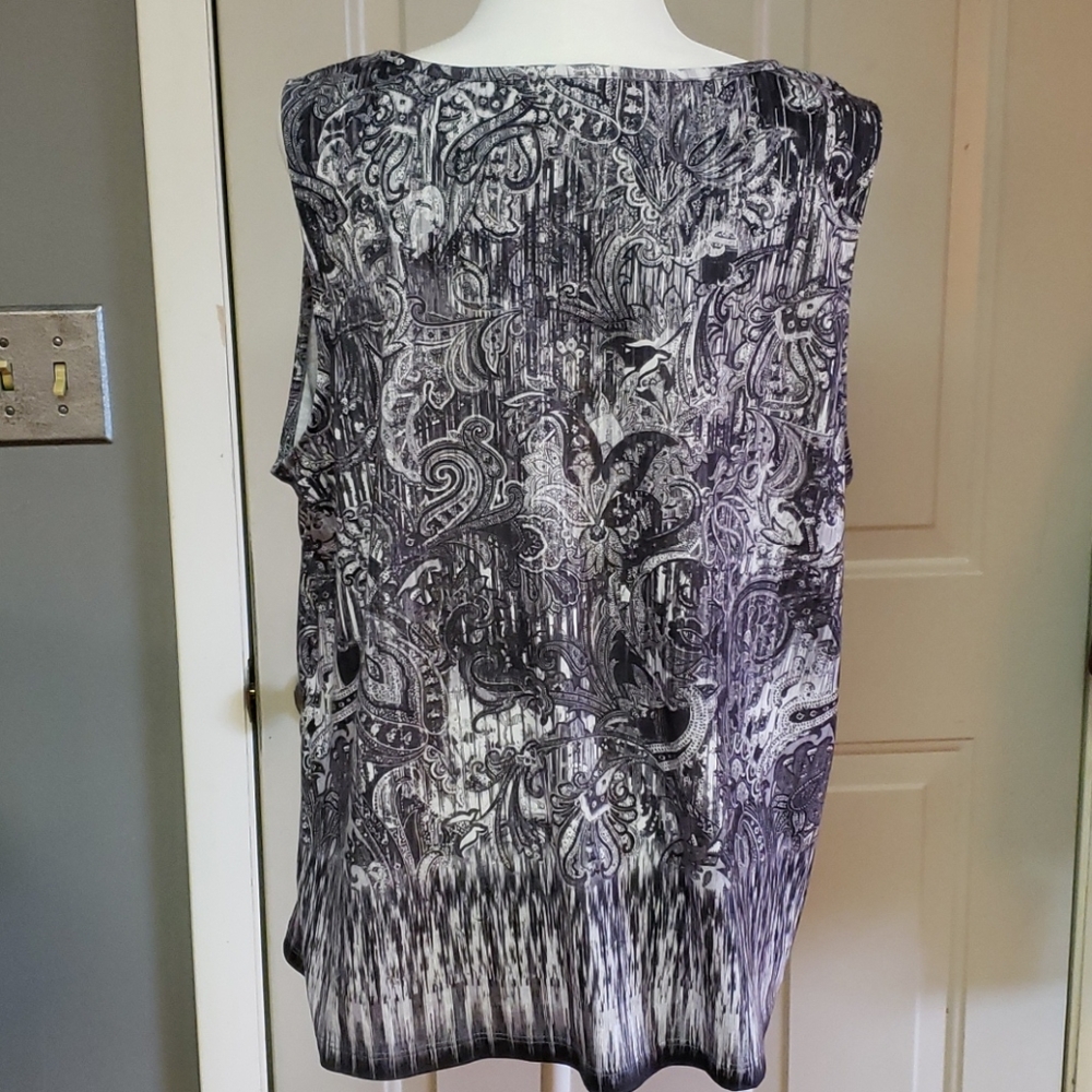 Gloria Vanderbilt sleeveless top, size 1x - Picture 3 of 6